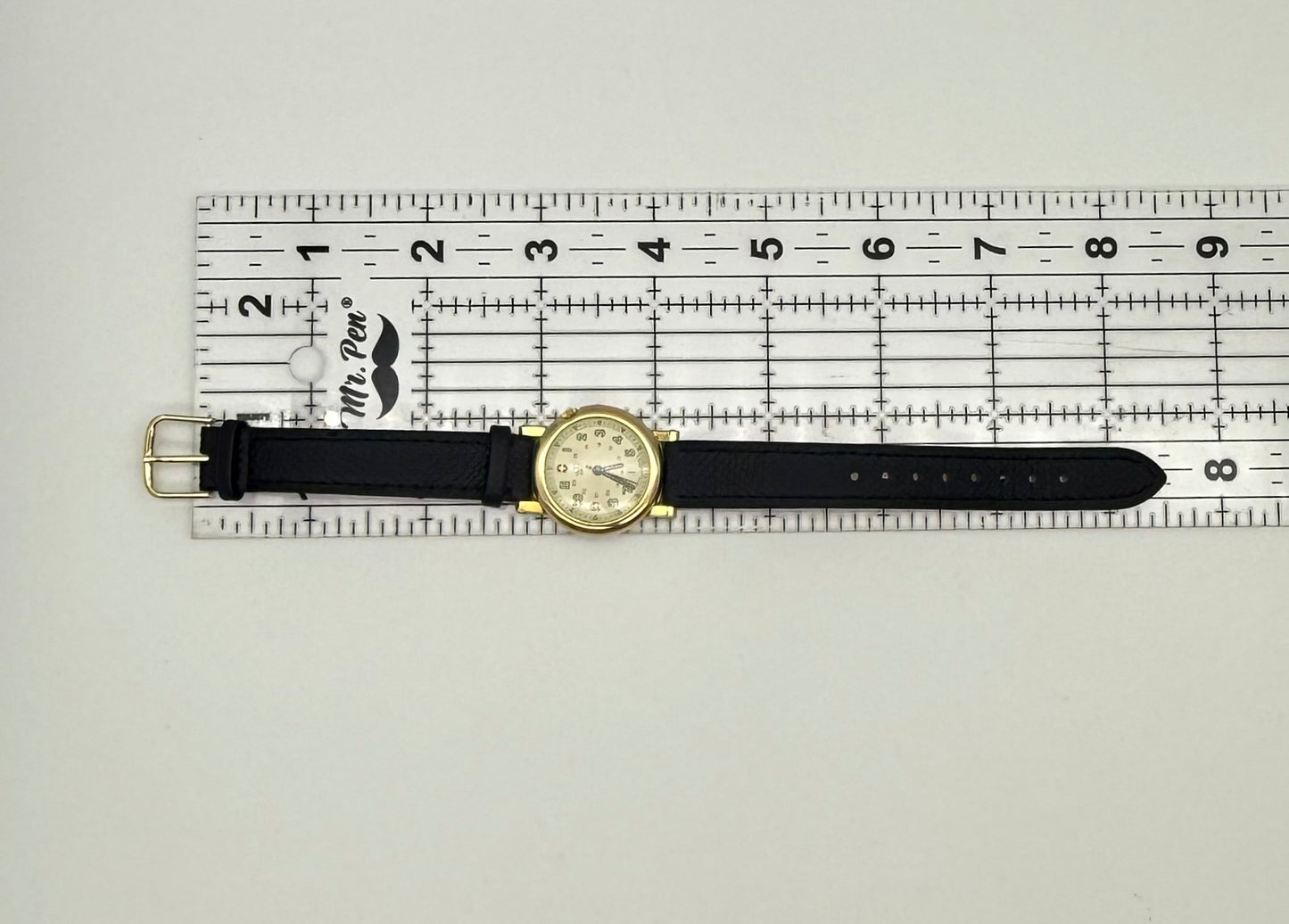 Swiss Army Delta, 28mm size case, 8in size wrist leather band