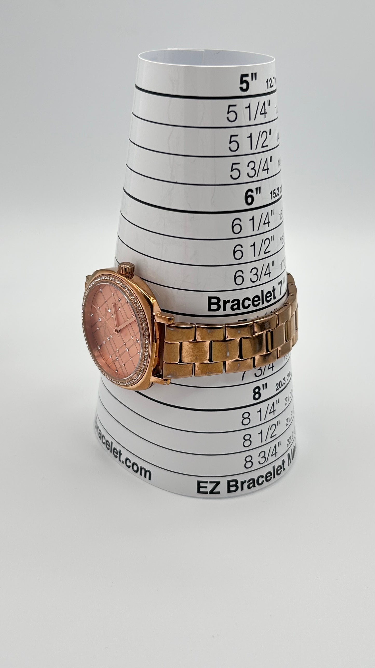 Michael Kors Nia watch, 37mm size case, 7.5in size wrist bracelet